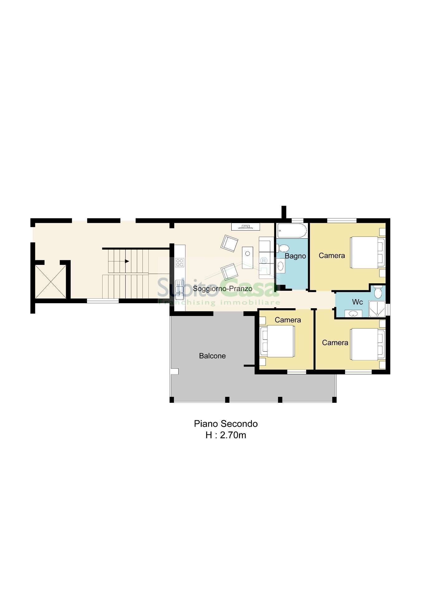 Foto 44 - Four-room apartment Via Aldo Moro
 
90, Chieti - floor plans 1