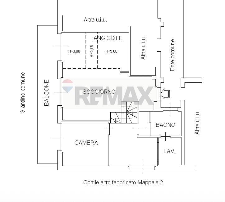 Pianta 2D - Trilocale Via Roberto Bellarmino
 
9, Milano - planimetria 1
