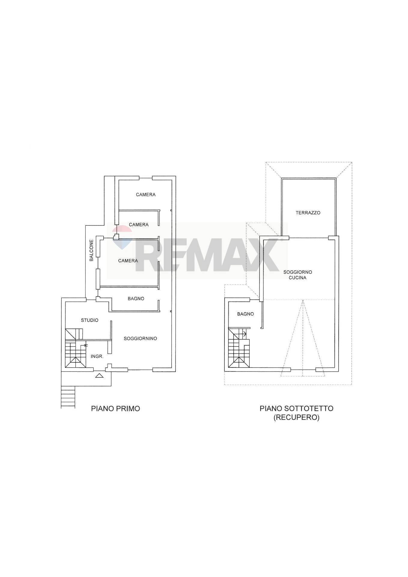Pianta 2D - Trilocale via montegrino
 
4, Luino - planimetria 1