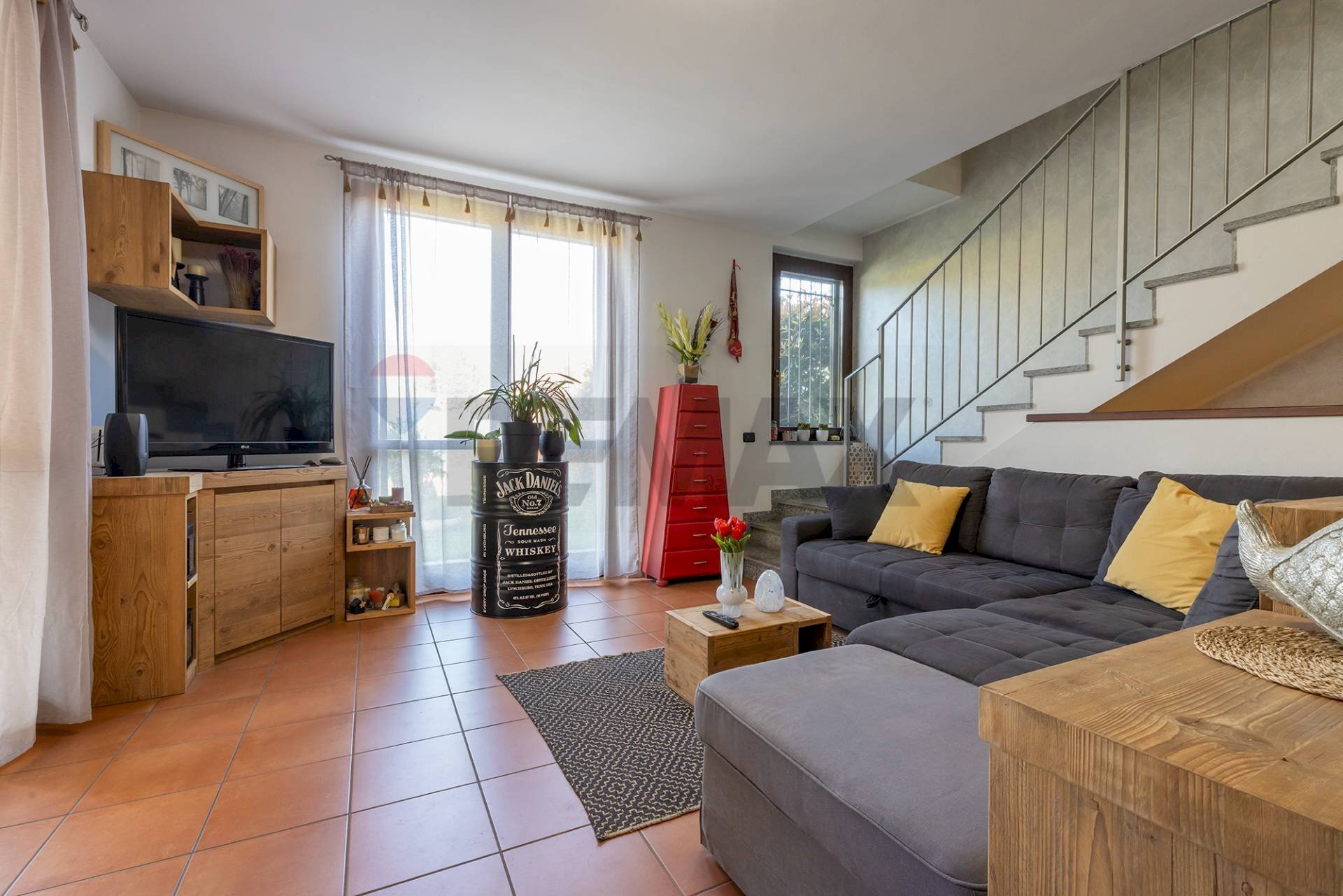 Soggiorno - Villa a Schiera via Sotto Campagna
 
75, Comabbio - foto 2