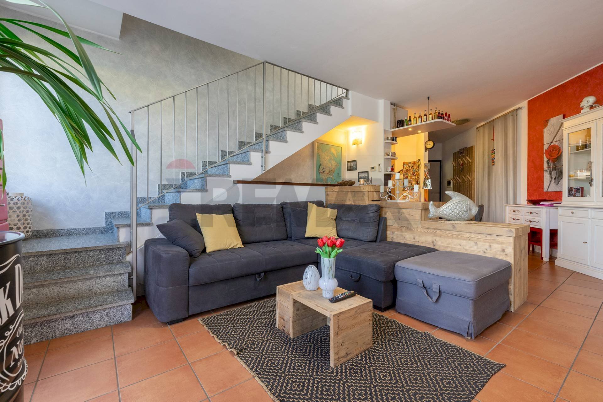 Soggiorno - Villa a Schiera via Sotto Campagna
 
75, Comabbio - foto 3