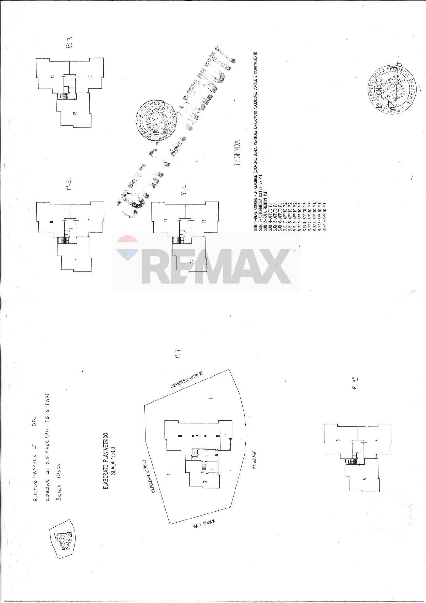 Pianta 2D - Quadrilocale Via Antonio D'Agata
 
6, Catania - planimetria 1