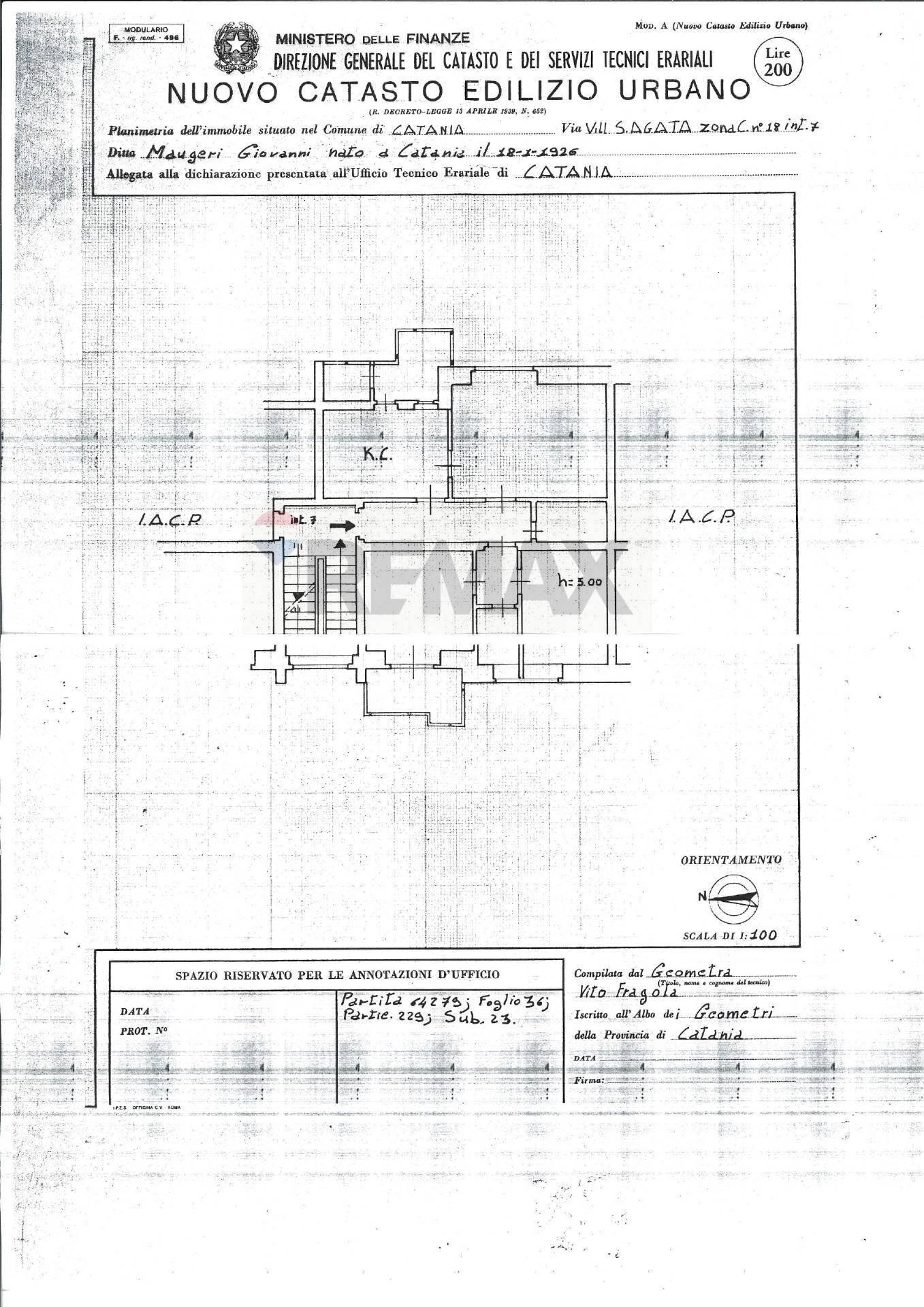 Pianta 2D - Apartment Villaggio Sant'agata Zona B
 
18, Catania - floor plans 1