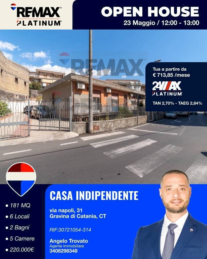 Edificio all\'aperto - Casa indipendente via napoli
 
31, Gravina di Catania - foto 1