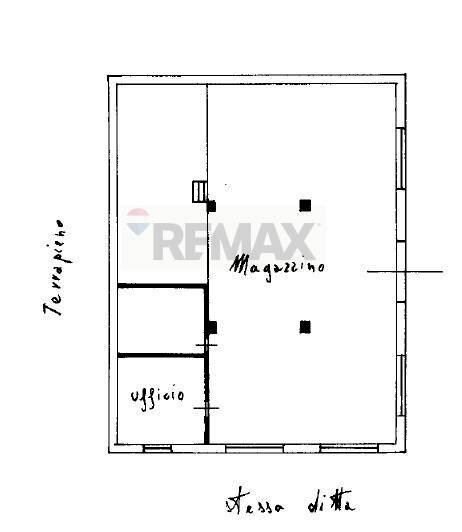 Pianta 2D - Magazzino Via Toledo
 
63/B, Catania - planimetria 1