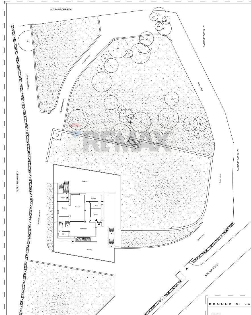 Pianta 2D - Villa Lamporecchio - planimetria 1