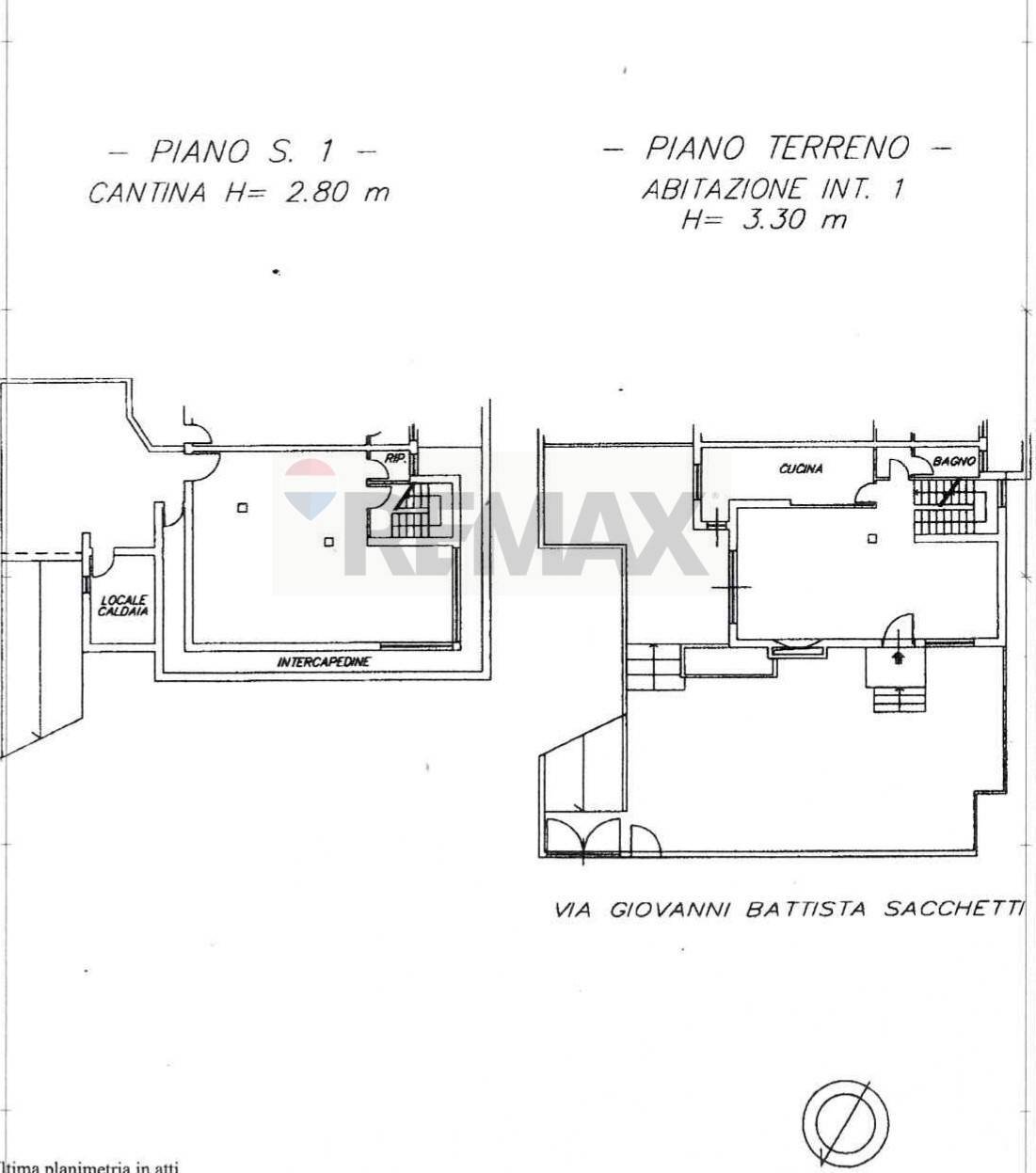 Pianta 2D - Villa Via Giovanni Battista Sacchetti
 
13, Roma - planimetria 1