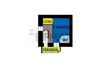 Pianta 2D - One-room apartment Napoli - photo 21