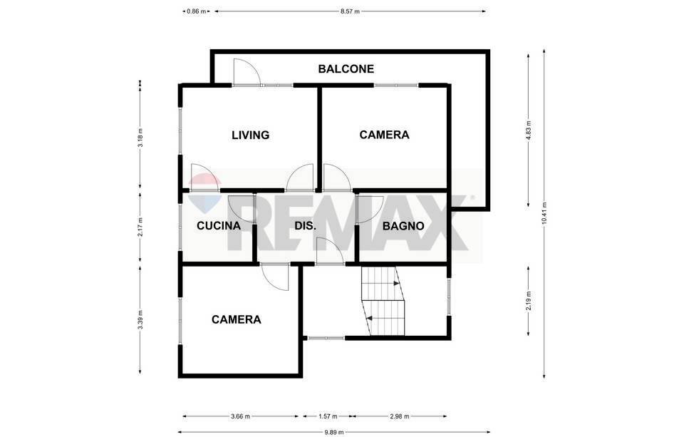 Pianta 2D - Villa Costa Volpino - planimetria 1
