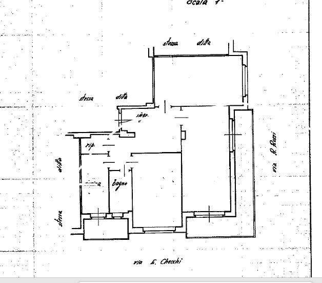 Foto 22 - Appartamento Via Eugenio Checchi, Roma - planimetria 1
