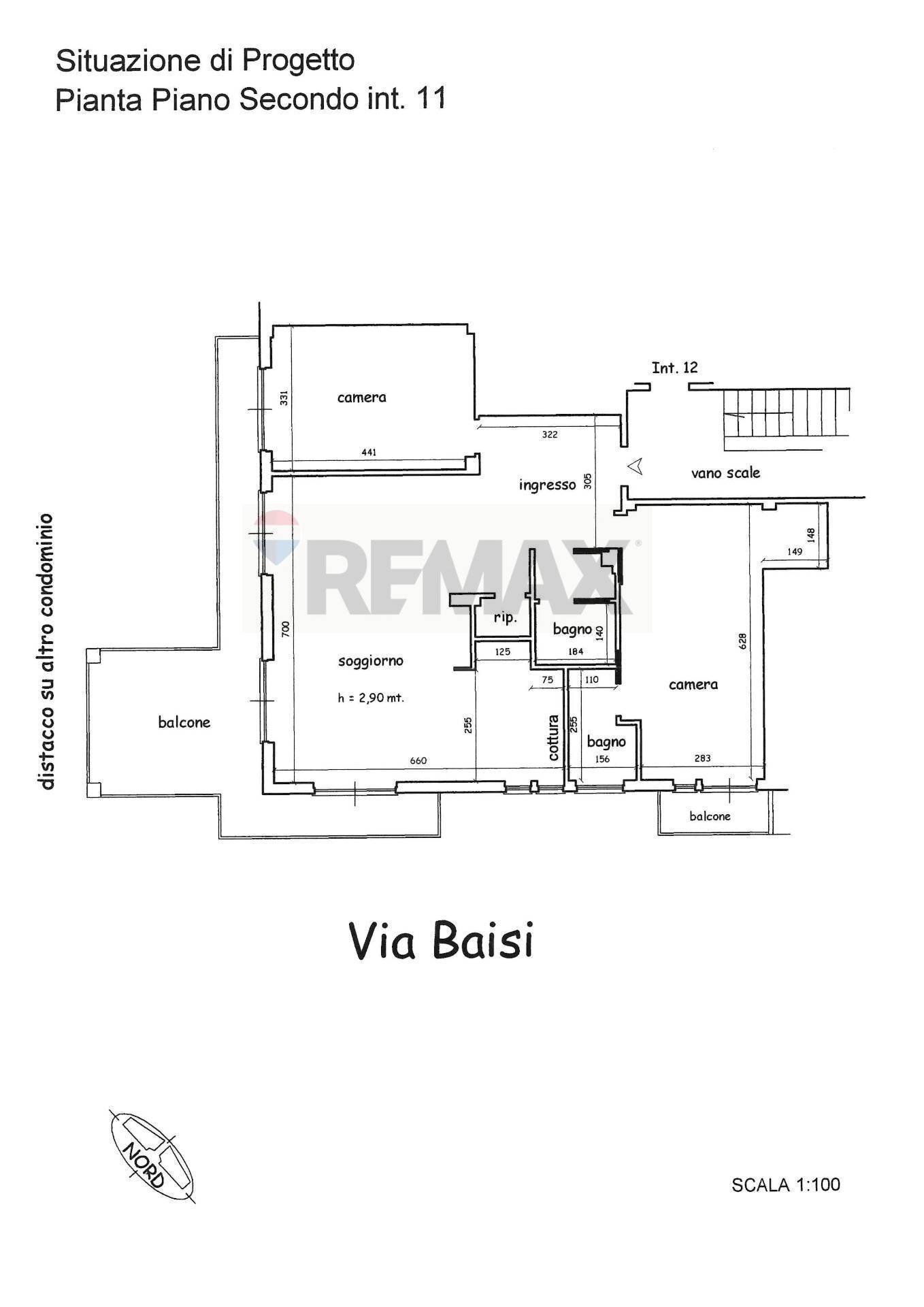 Pianta 2D - Trilocale via Baisi
 
59, Rapallo - planimetria 1
