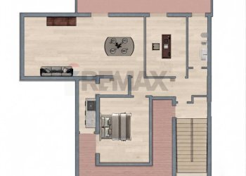 Pianta 2D - Trilocale via Manoppello
78, Roma - foto 33