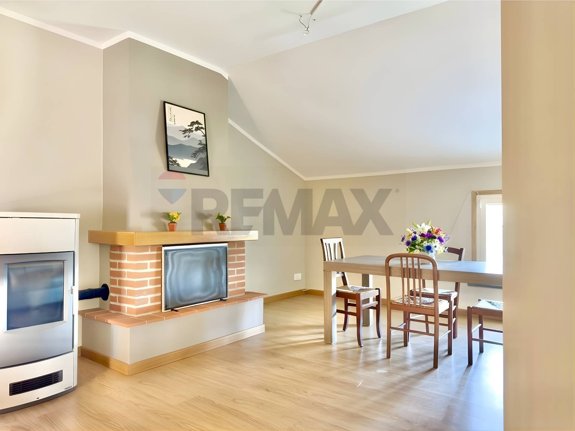 Sala da pranzo - Attico via Ghiardo
7, Cavriago - foto 3