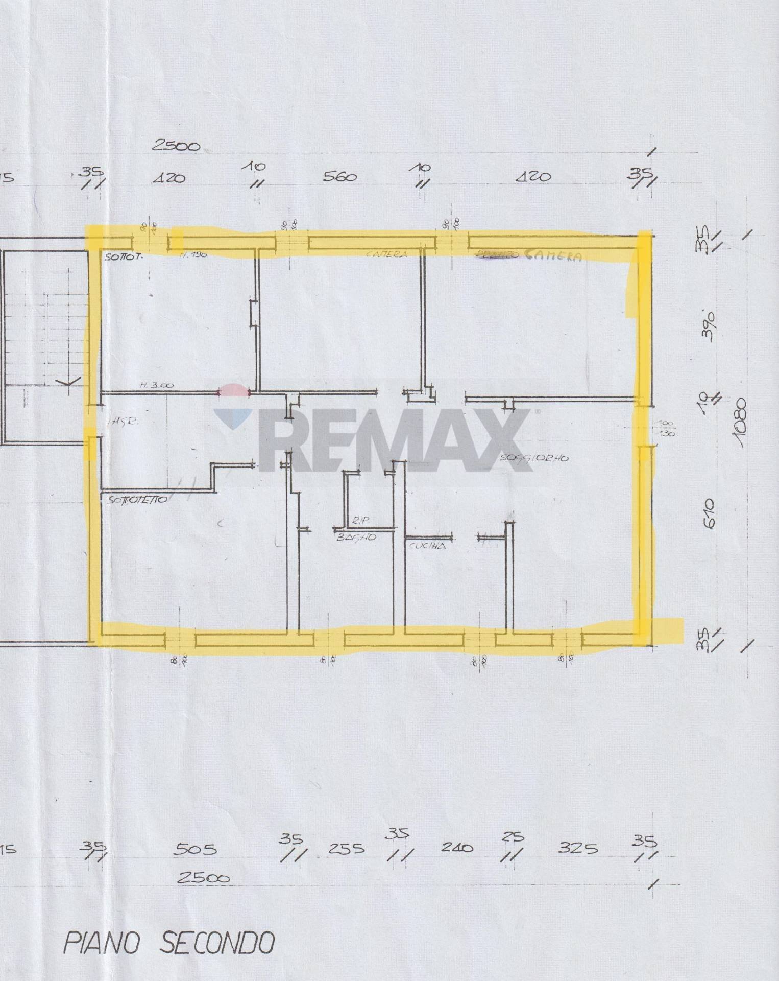 Pianta 2D - Attico via Ghiardo
 
7, Cavriago - planimetria 1