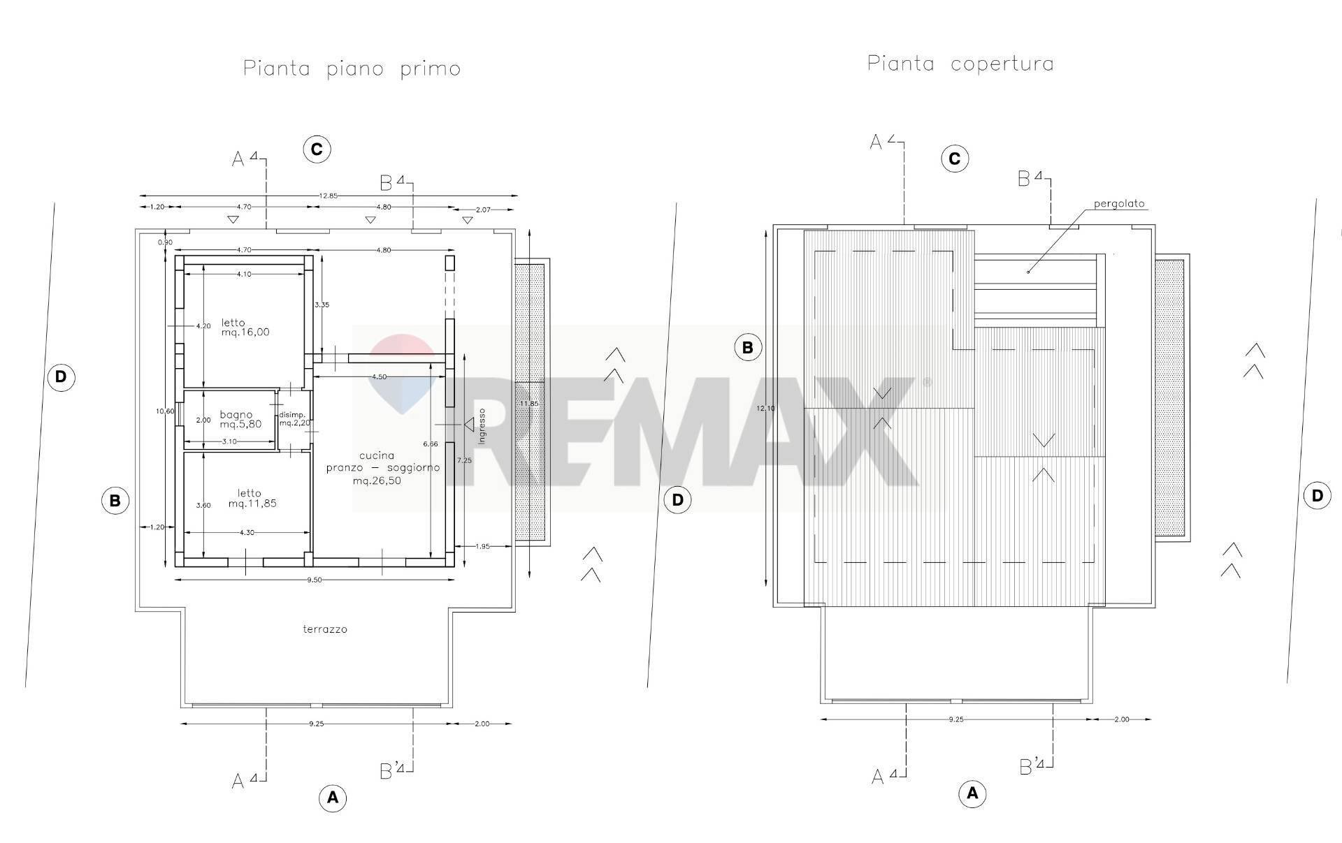 Pianta 2D - Villa Contrada Guadagna, Scicli - floor plans 1