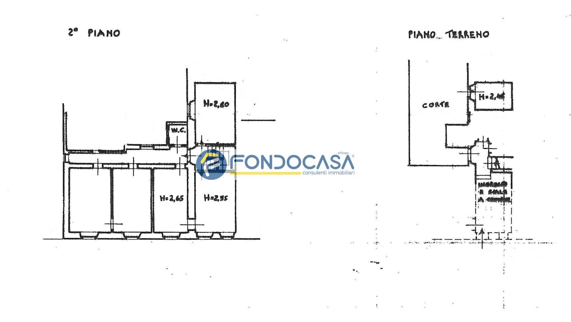 planimetria - Appartamento Via del Teatro, Pietrasanta - planimetria 1
