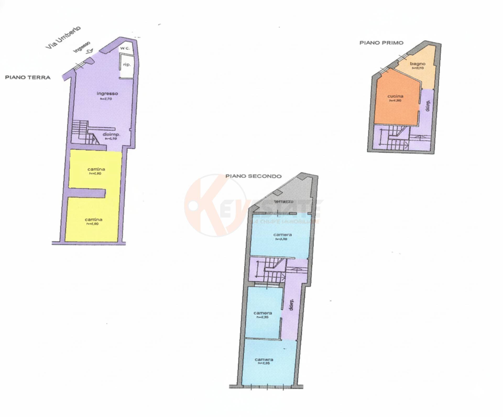 Foto 53 - Casa indipendente via Umberto I
 
60, Thiesi - planimetria 1