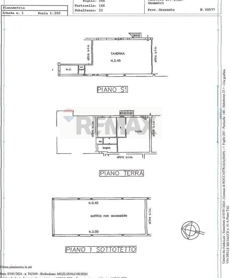 Pianta 2D - Casa indipendente STRADA DELLE SELVACCE
 
41, Roccastrada - planimetria 1