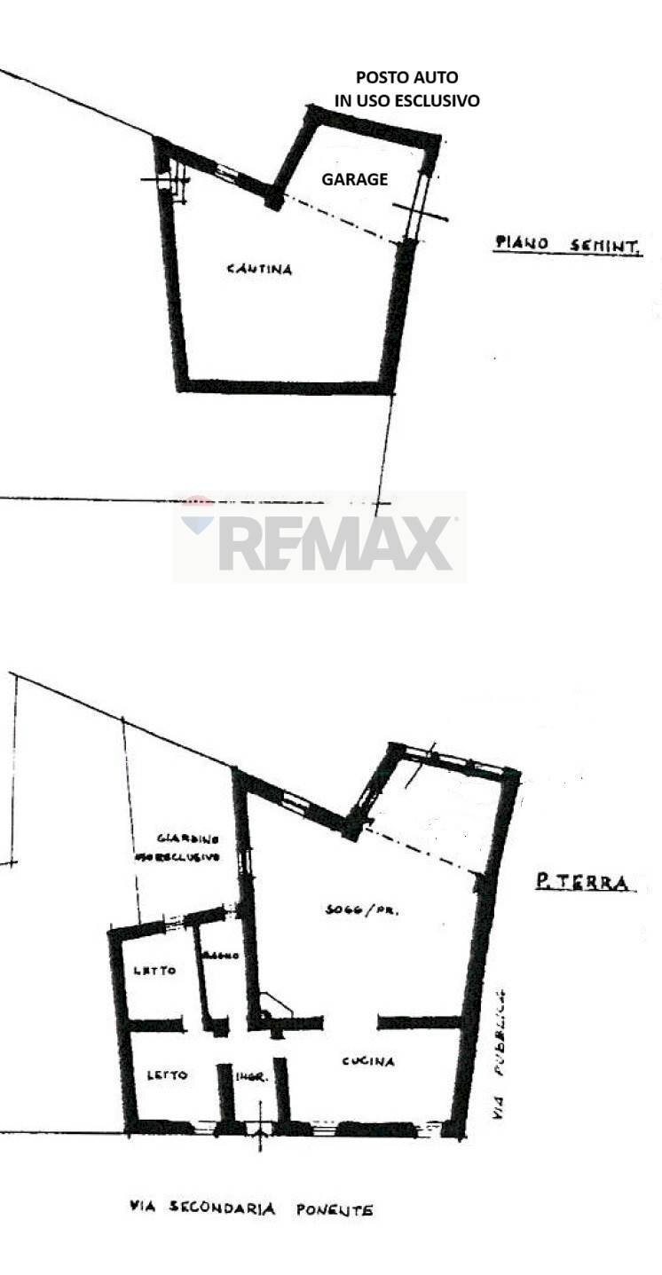 Pianta 2D - Quadrilocale Via Secondaria Ponente
 
11, Mondaino - planimetria 1