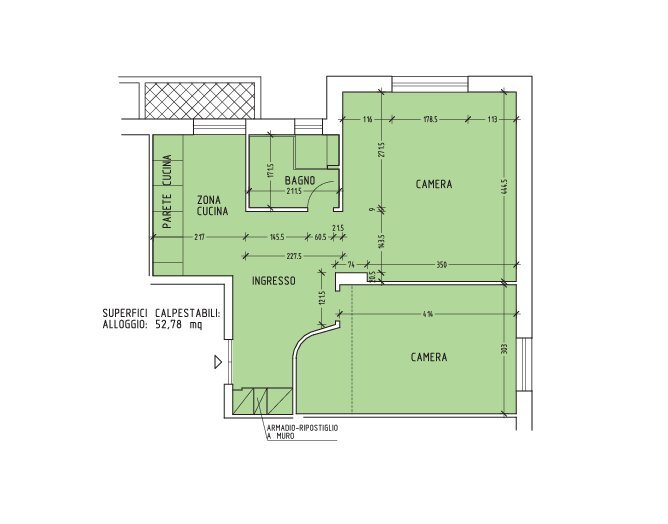 Planimetria.png - Apartment Via Fratelli Canale 5, Genova (neighborhood San Martino) - floor plans 1