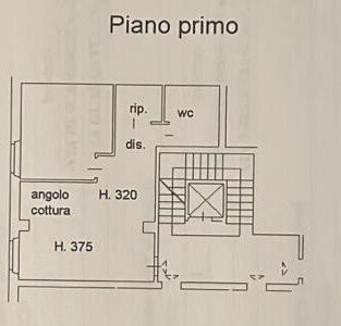 Planimetria .jpeg - Two-room apartment Via Guardavia, Firenze - floor plans 1