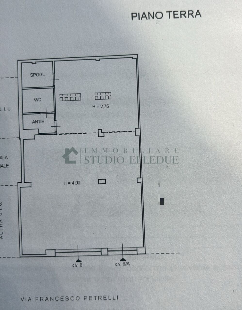 WhatsApp Image 2026-03-30 at 18.27.07.jpeg - Locale Commerciale Via Francesco Petrelli 6, Bari - planimetria 1