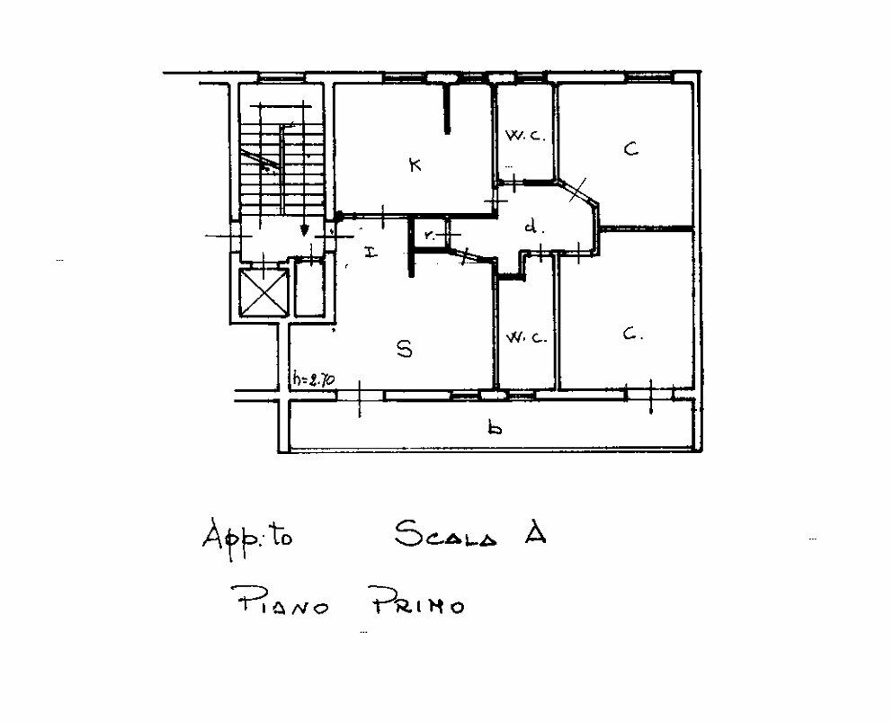 pln tagliata.jpeg - Appartamento Pescara - planimetria 1