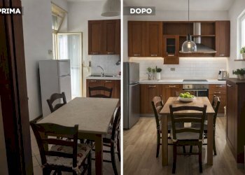 Cucina prima_dopo.png - Appartamento Via G. Oberdan 112, Lecce - foto 4