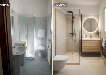 Bagno prima_dopo.png - Appartamento Via G. Oberdan 112, Lecce - foto 6