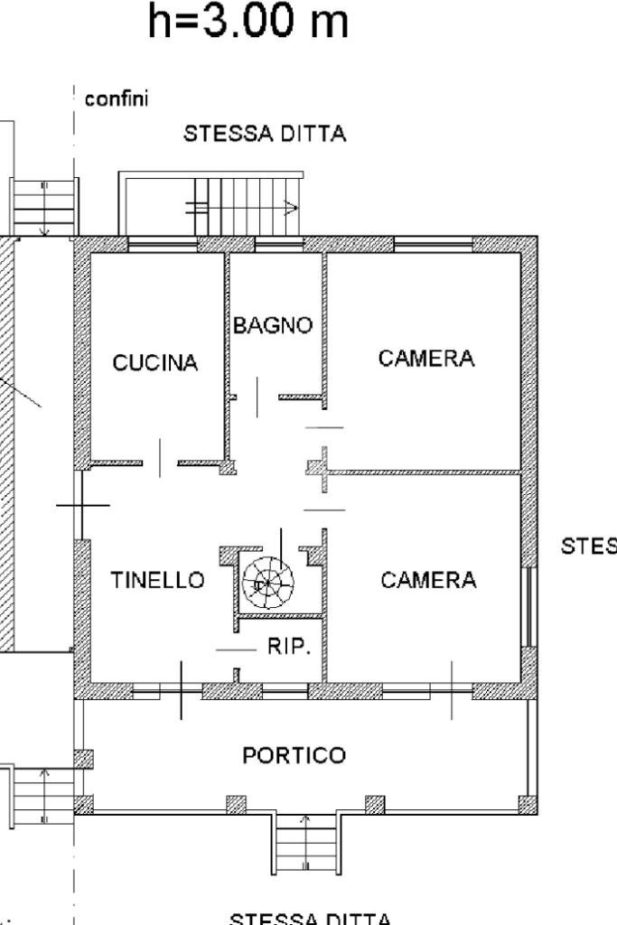 Porzione di casa Via vittorio alfieri, Bruino - planimetria 1