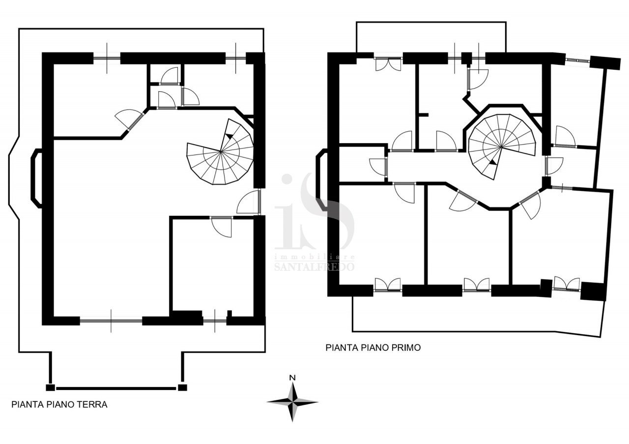 Planimetrie - Villa VIA CESARE BATTISTI, 52, Agrate Brianza - planimetria 1