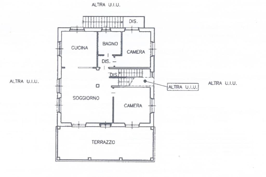Porzione di casa Via Pacchiardo, Val della Torre - planimetria 1