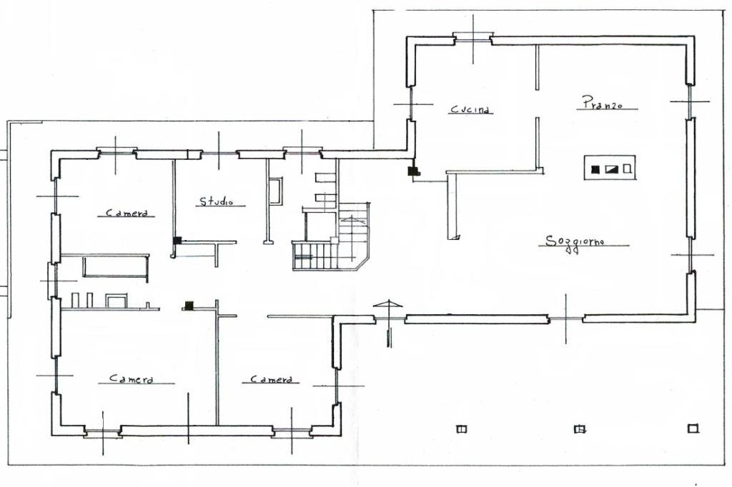 Villa Str. Pianca, Trana - planimetria 1