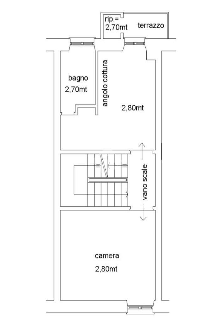 Bilocale Via Trogu, Lerici - planimetria 1