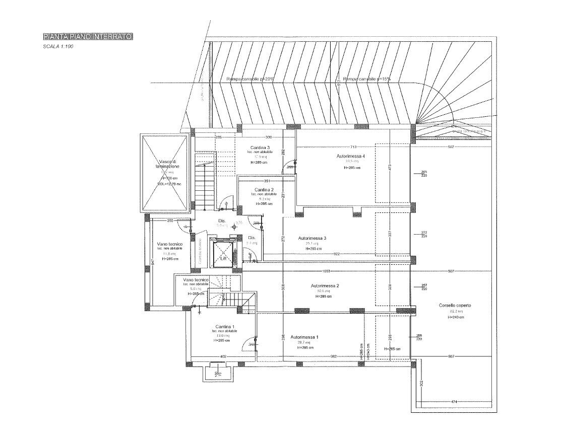 Piano Secondo - Abitazione - Apartment viale Zampieri Vespignani, Imola - floor plans 1