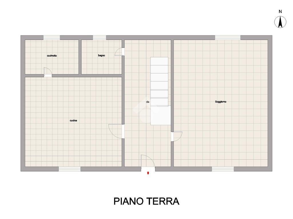 Casa semi indipendente Viale Carlo Pisacane, Molinella - planimetria 1