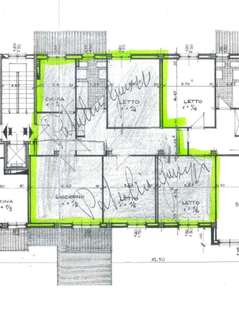 Quadrilocale Via Mazzerini, Novellara - planimetria 1