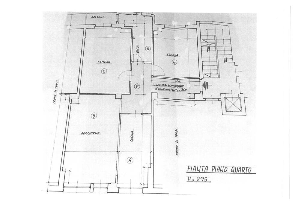 Trilocale Via Errico Petrella, Milano (zona Centrale) - planimetria 1