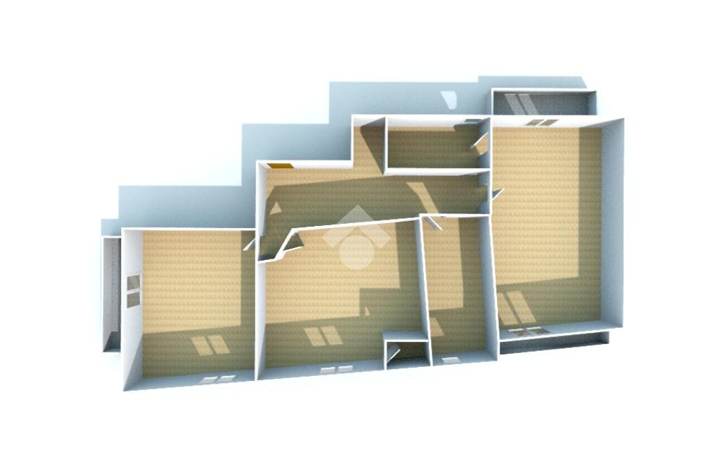 Trilocale Via Rossini, Asti - planimetria 1