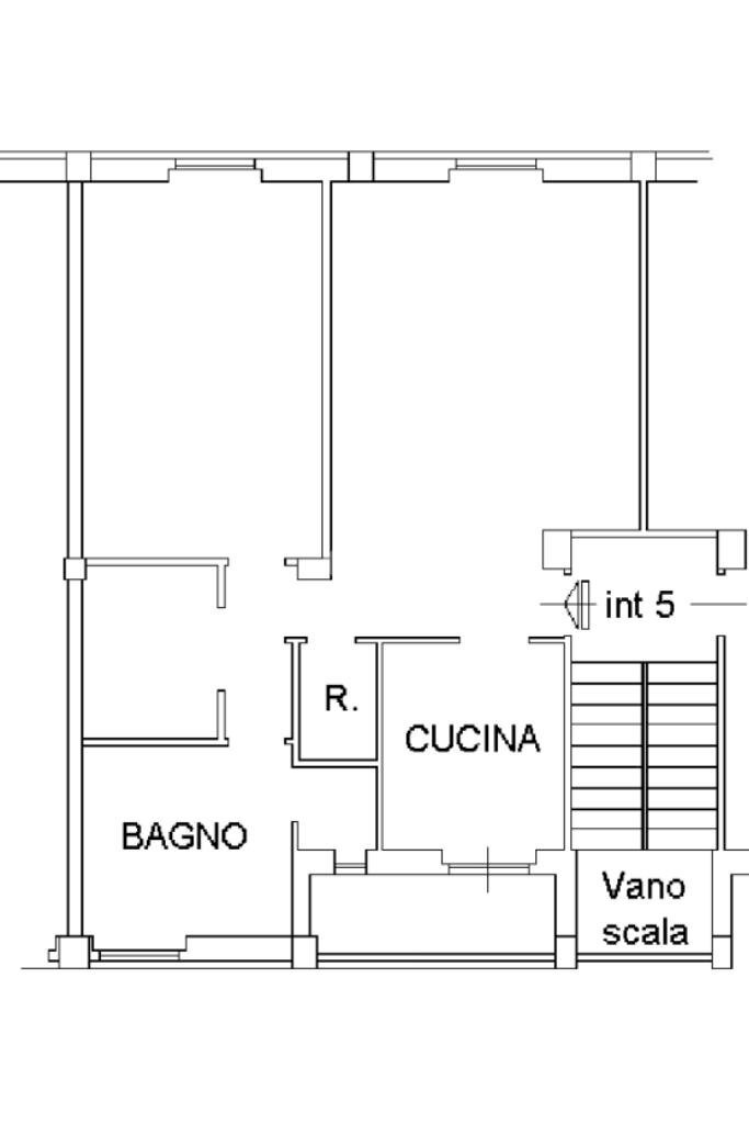 Quadrilocale Via paradiso, Genova (zona Cornigliano) - planimetria 1