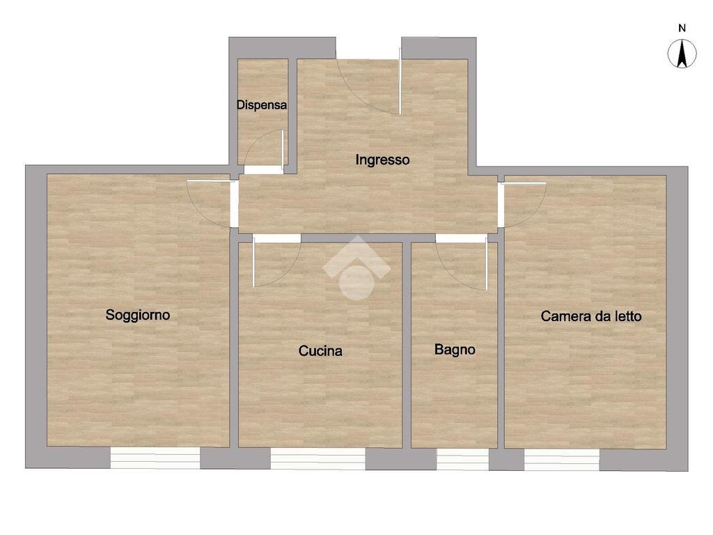 Trilocale Via Faliero Vezzani, Genova (zona Rivarolo) - planimetria 1