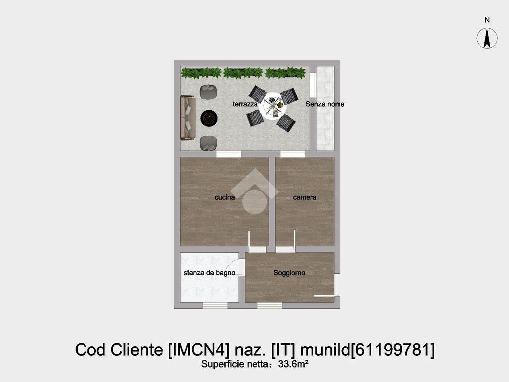Three-room apartment Via della repubblica, Imperia - floor plans 1