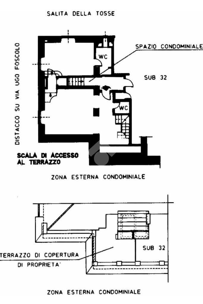 Trilocale Via Ugo Foscolo, Genova - planimetria 1