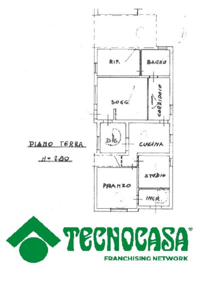Independent house Viale I. Ricci, Copparo - floor plans 1