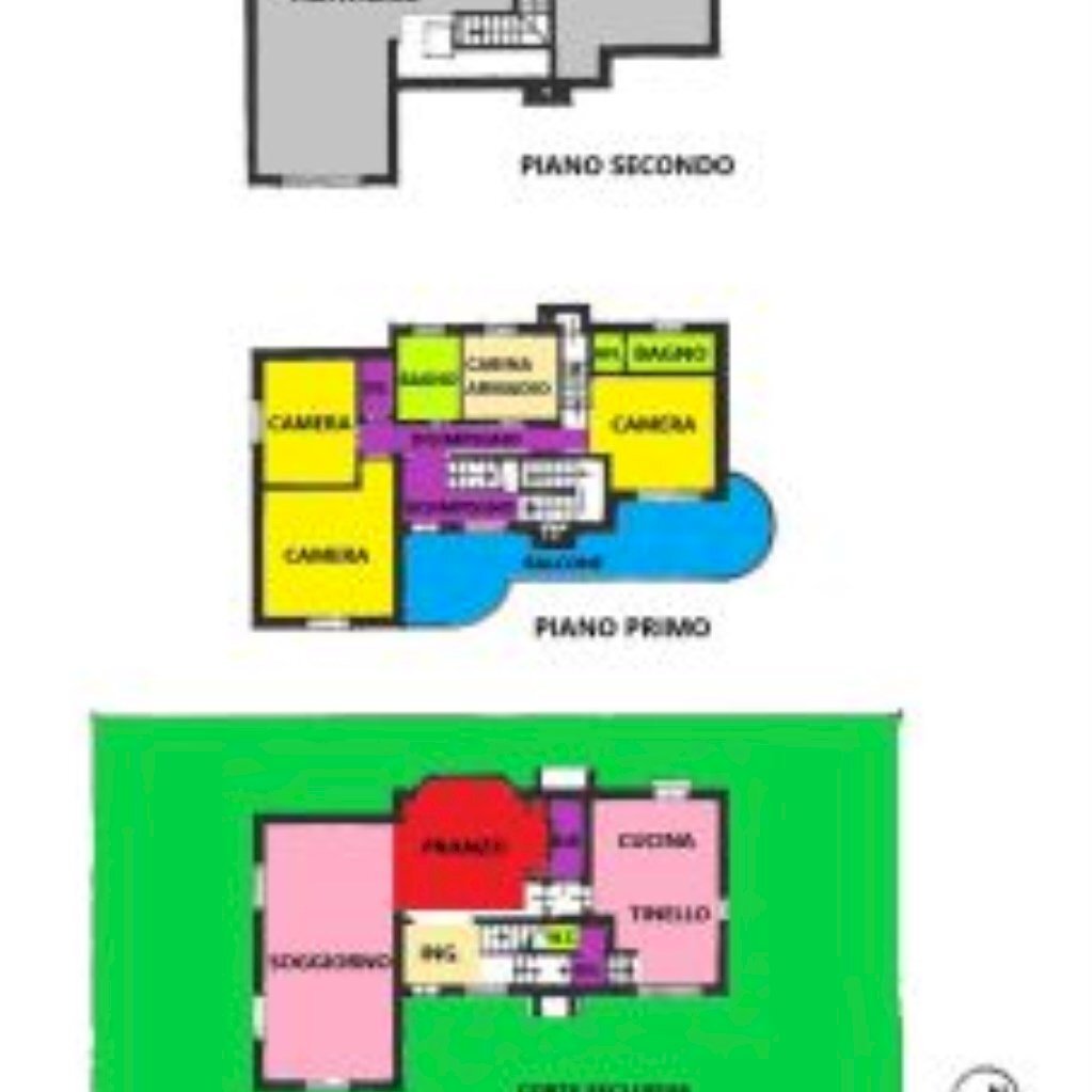 Villa Ravenna - floor plans 1