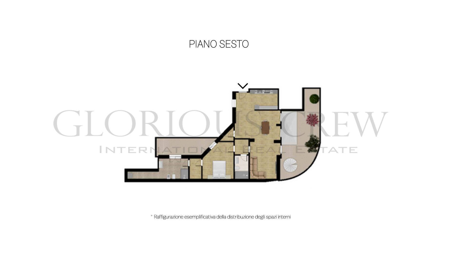 Foto 23 - Attic Via Pietro Micca, Milano - floor plans 1