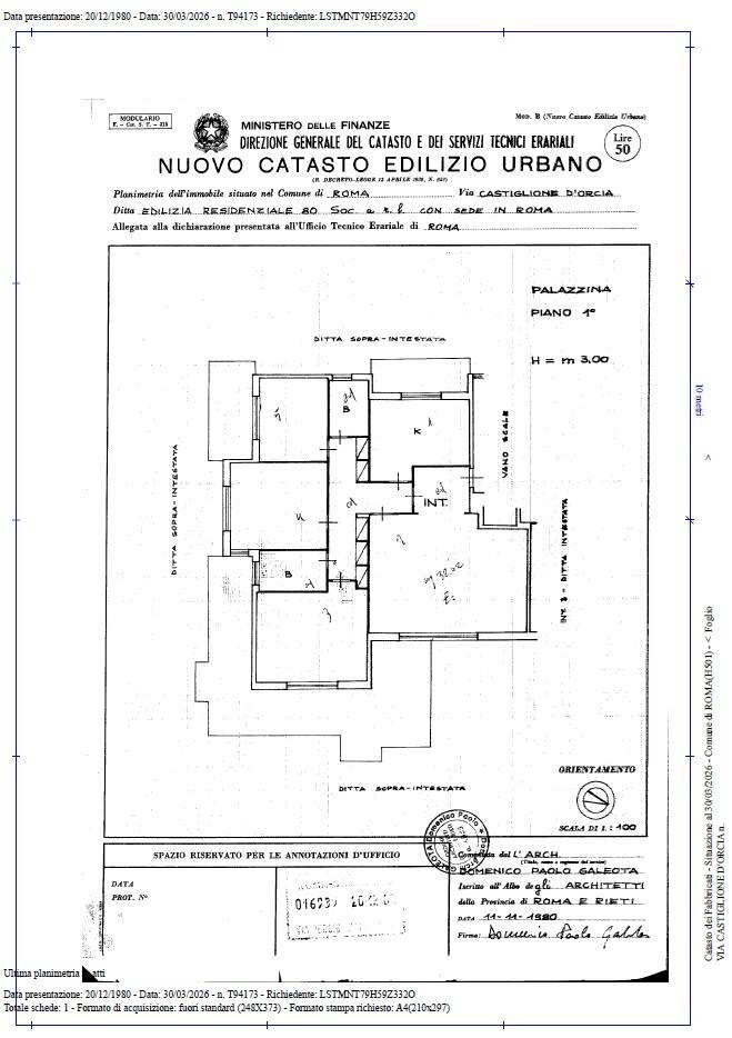 Foto 27 - Quadrilocale Viale Isacco Newton
 
10, Roma - planimetria 1