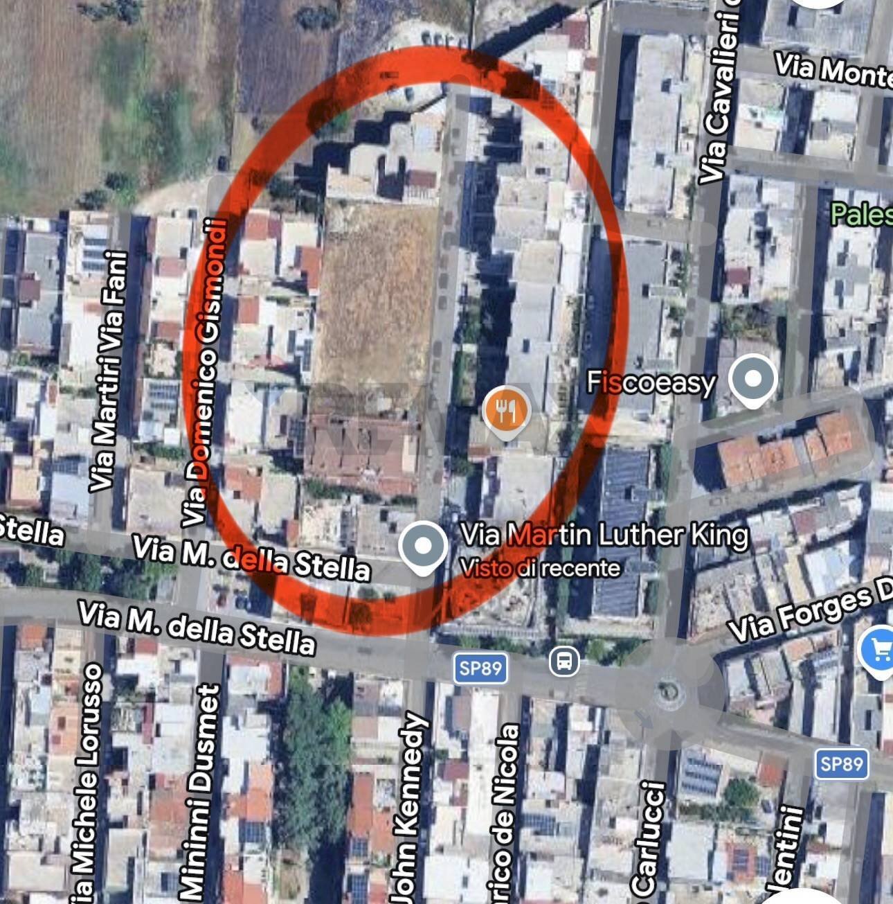 Posizione della mappa - Terreno edificabile Via Martin Luther King, Palo del Colle - foto 1