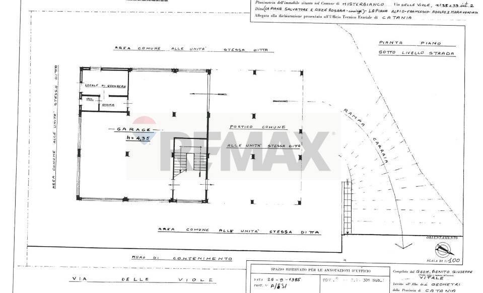 Pianta 2D - Appartamento via delle Viole
 
69, Misterbianco - planimetria 1