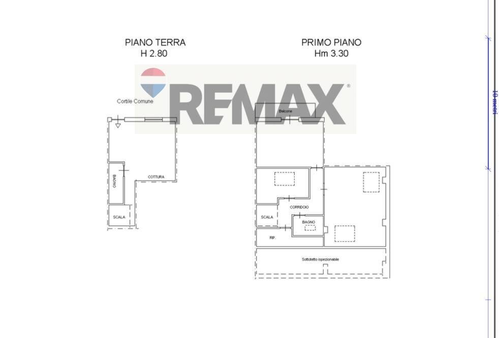Pianta 2D - Semi-detached house Via Officina
 
7, Catania - floor plans 1